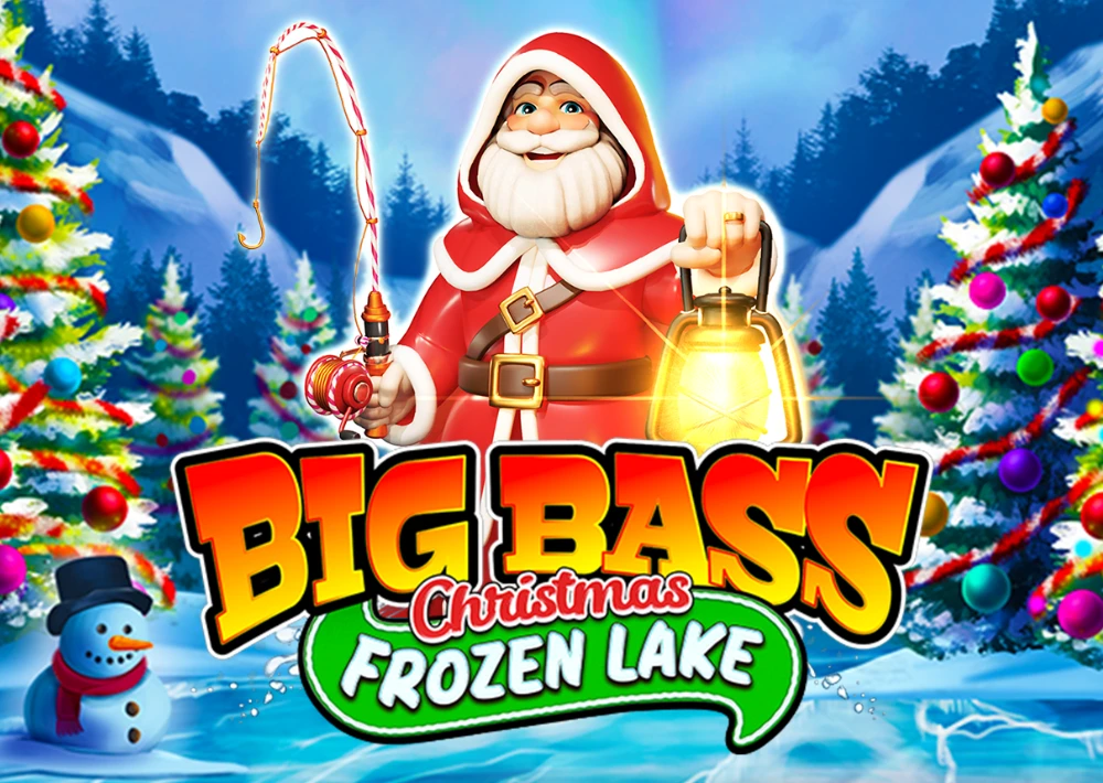 Big Bass Christmas Frozen Lake